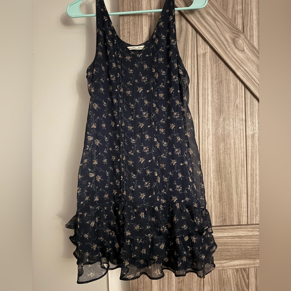 Abercrombie & Fitch Navy Floral Mini Dress